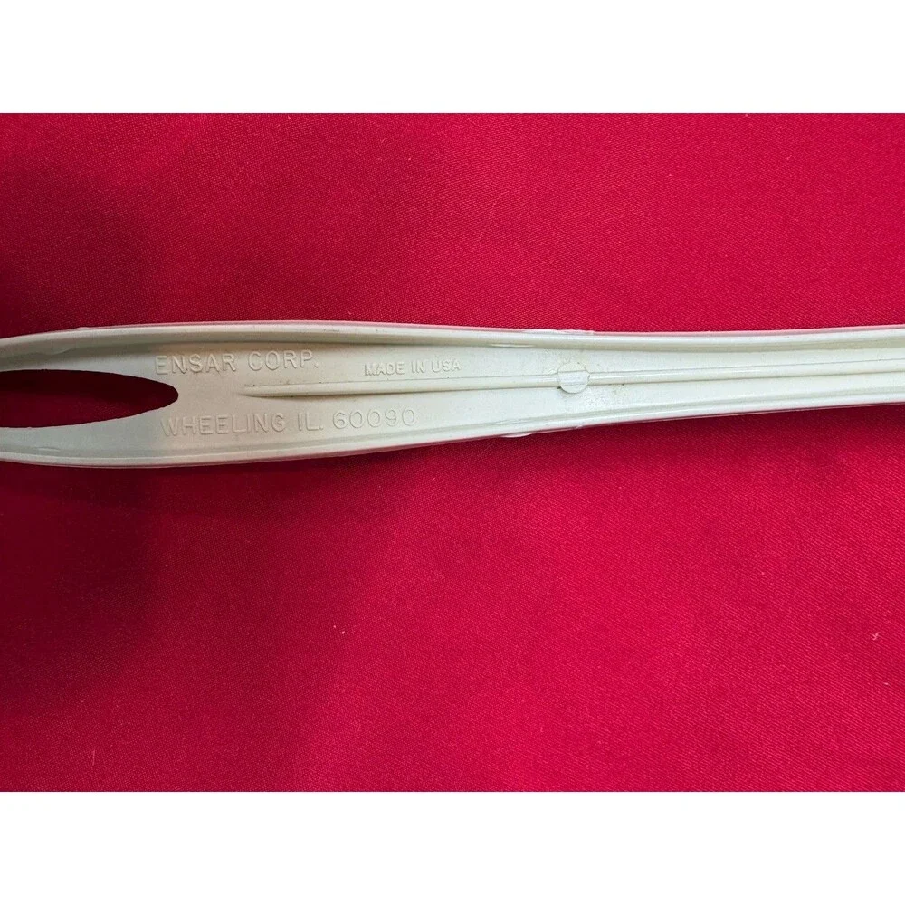 Vintage Ensar Corp Cream Plastic Soup Ladle 12